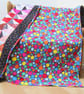 Gift for Student Bright Rainbow Patchwork Quilt - Image 5