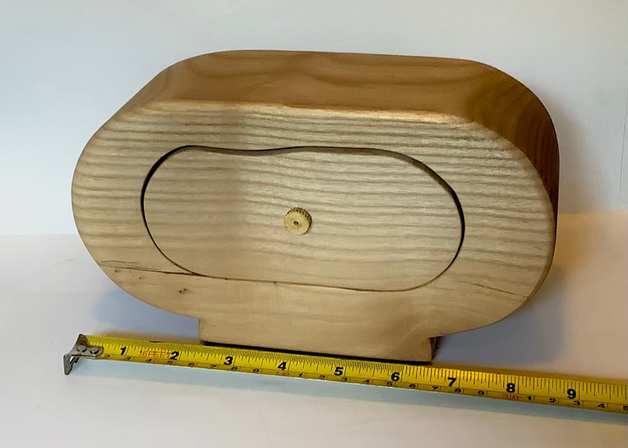 Hand Crafted Bandsaw Box In Native Ash Wood