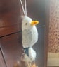 Seagull hand knit tree decoration - Image 4