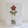 'Happy Mother's Day' - Handmade C6 Blank Card