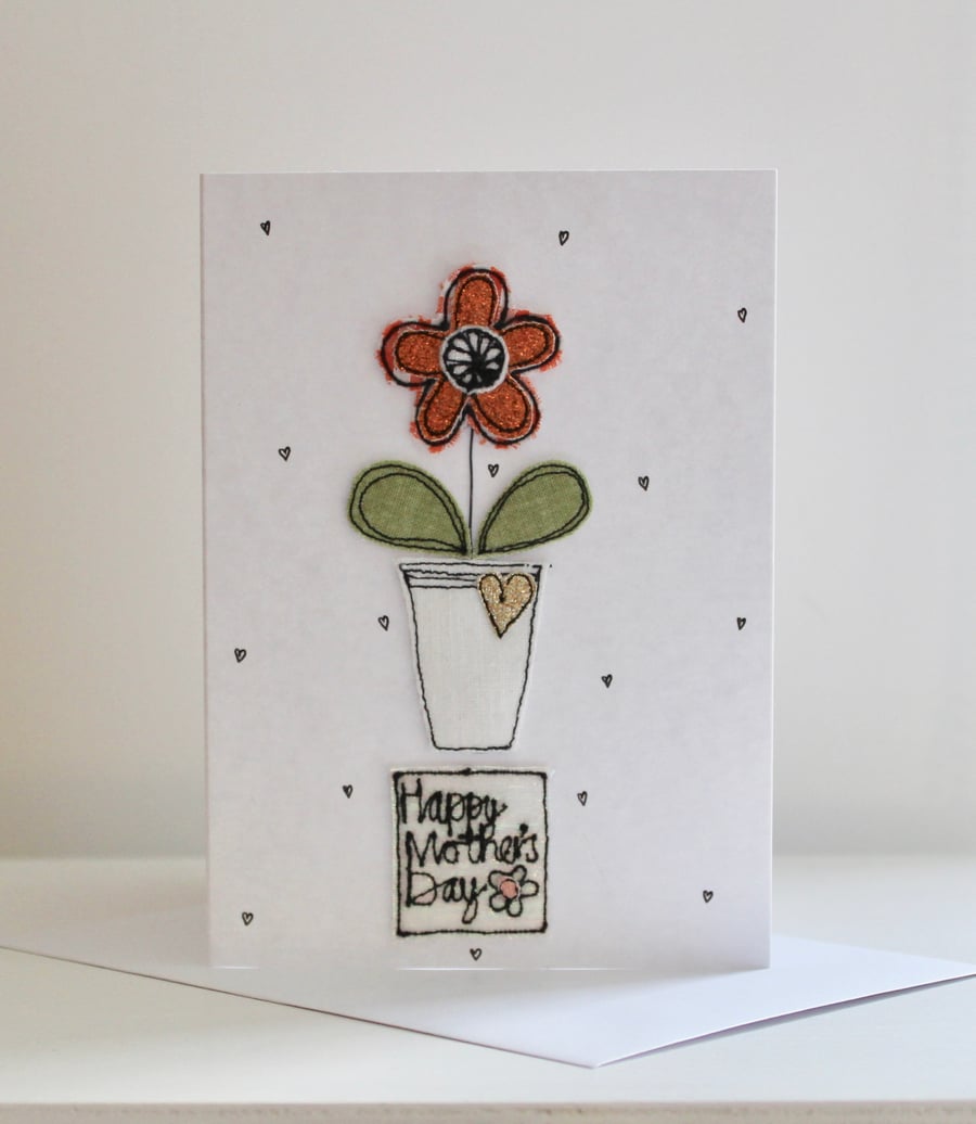'Happy Mother's Day' - Handmade C6 Blank Card