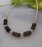 Smoky Quartz rondelle necklace - Image 4