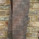 Sienna Crackle Boxes Scarf