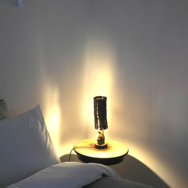 Natural Home made Table Lamp
