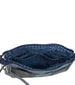  Harris tweed  and faux leather blue handbag - Image 6