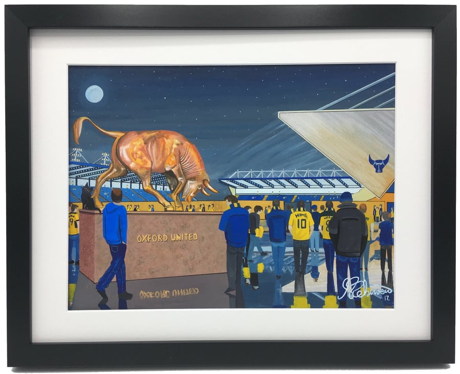 Oxford. Framed & Unframed Art Print Utd United Football FC, Stadium Gift