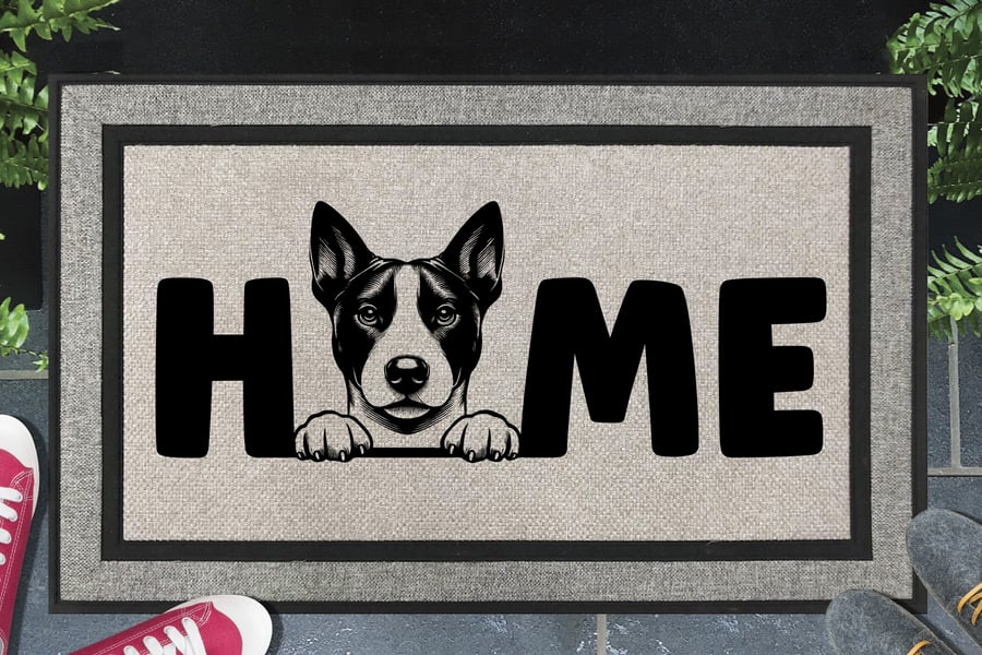 Basenji Home Door Mat No.1 - All Weather Doormat - 45x70cm 