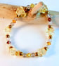 Citrine, Hematite, Agate & Crystal Bracelet, November Birthstone Jewellery Gift - Image 6