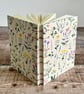 A6 Journal Sketchbook with Floral Grass Paper Cover