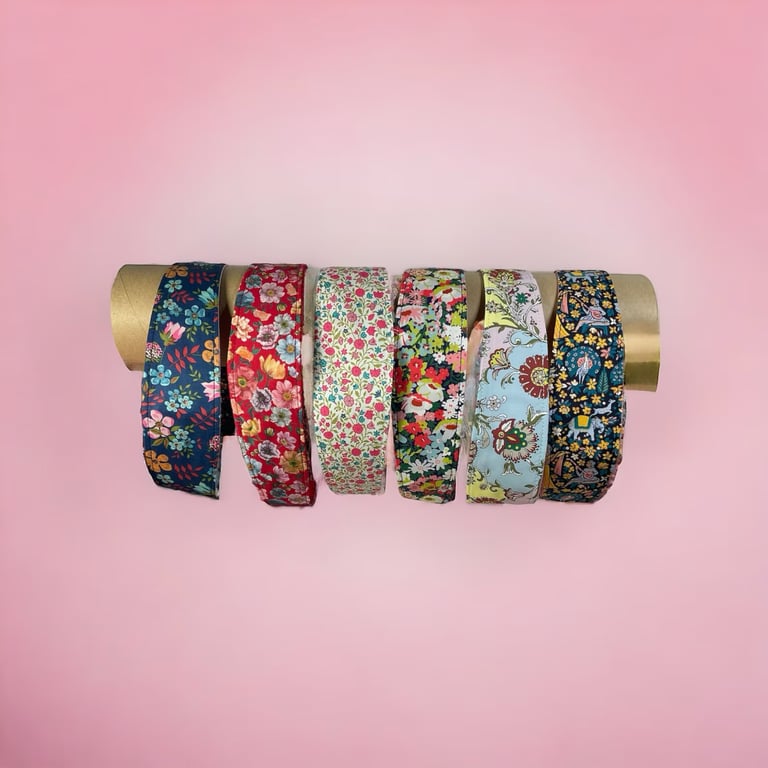 Hairband made of Liberty fabric, soft reversible headband