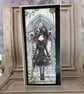 Greeting Card - Left blank for your own  message - Steampunk Girl C268