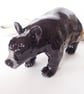 Bear Ceramic Ornament - Hand Built - Image 8
