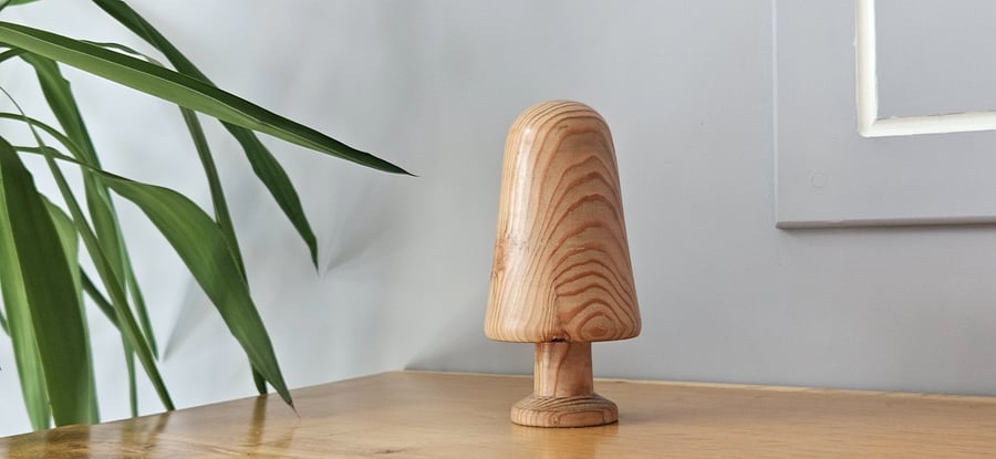 Wood turned mushroom - second