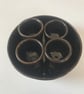Ceramic Shot Glass and Nibbles Set - Image 1
