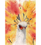 Bird Original Watercolour Painting Secretary Bird - Image 3