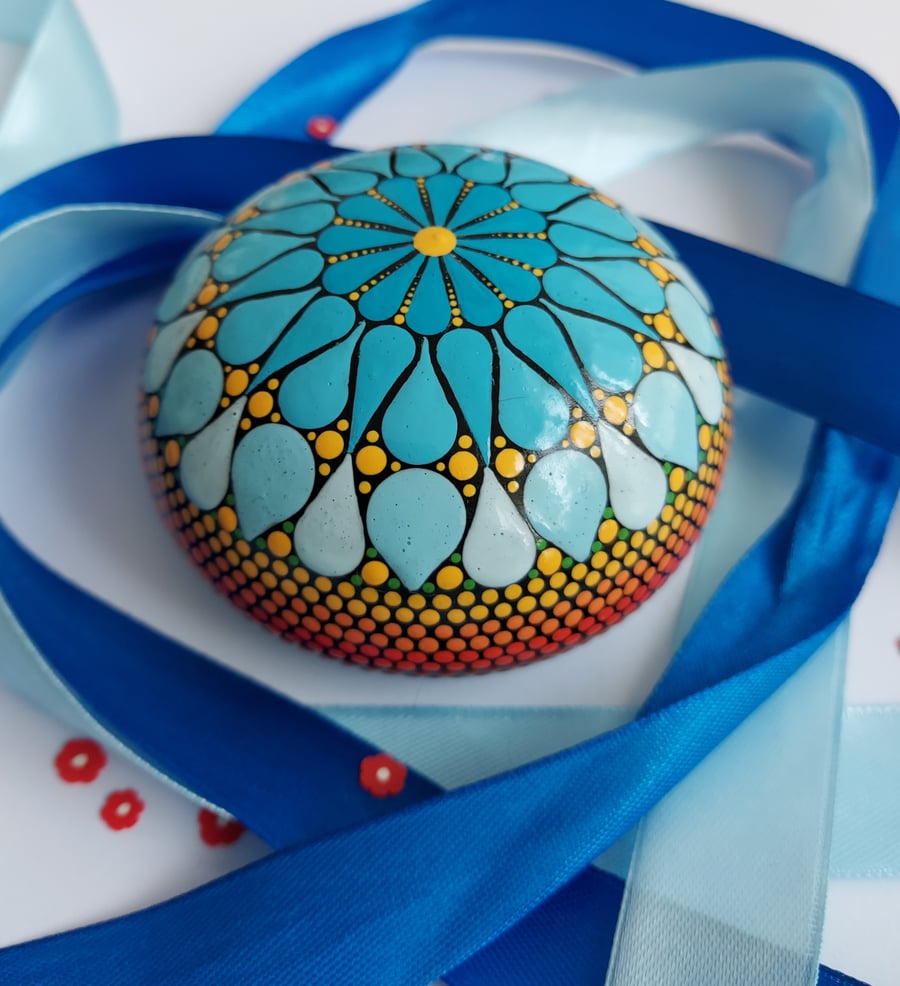 Hand Painted Decorative Art Stone 