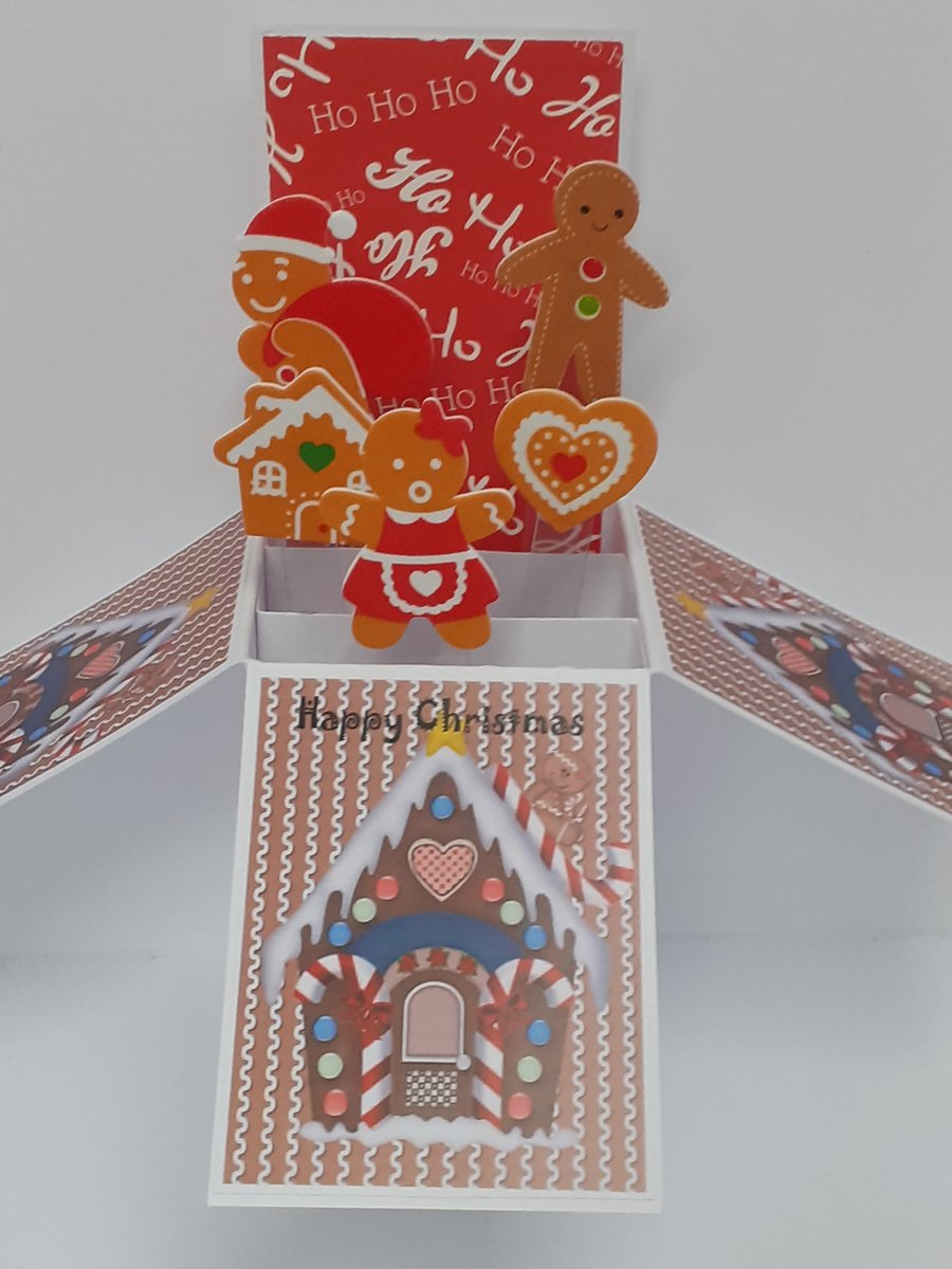 Ginger bread Men Christmas Card 