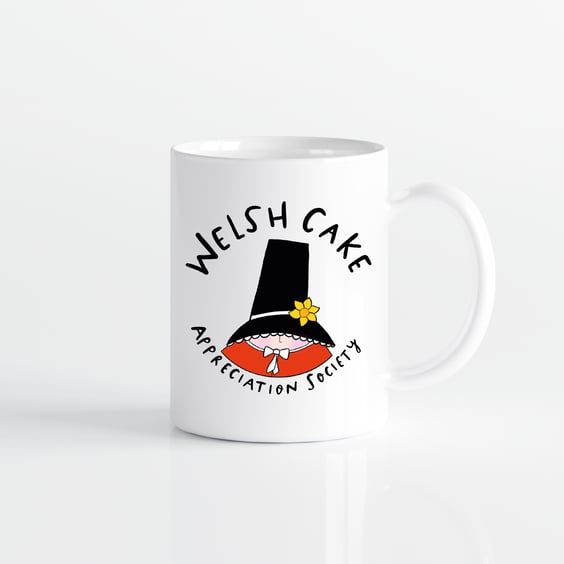 Welsh cake appreciation society mug
