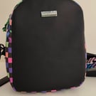 Handmade Convertible 2-Way Mavpack - Pastel Checkerboard & Wonderland 