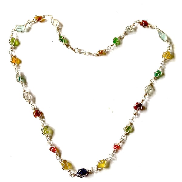 SEAGLASS NECKLACE 