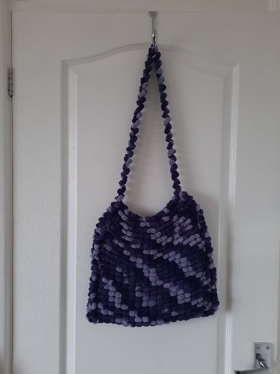 Bag - Hand knitted tote shoulder bag