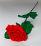 Long-stemmed felt rose - Image 2