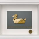 Ankka, botanical artwork made of daisy petals