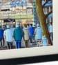 Manchester C. Framed & Unframed Art Print, City Football Club FC, Stadium Gift - Image 3