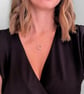 Petite Silver Twig Ring Necklace - Image 9