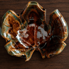 Autumn leaf trinket dish
