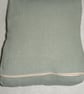 Tempur Original Travel Neck Pillow Cover Orthopaedic Linen Khaki Green Contoured - Image 5