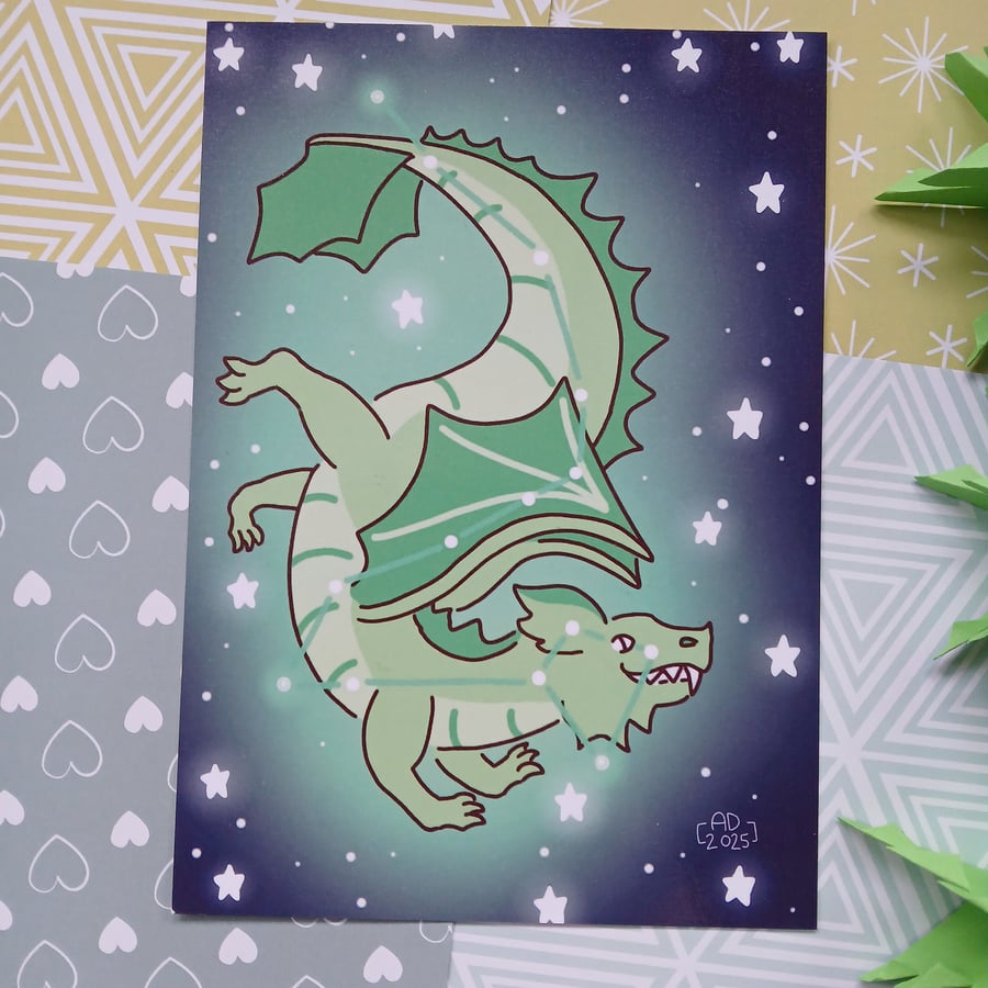 Draco Constellation Art Print
