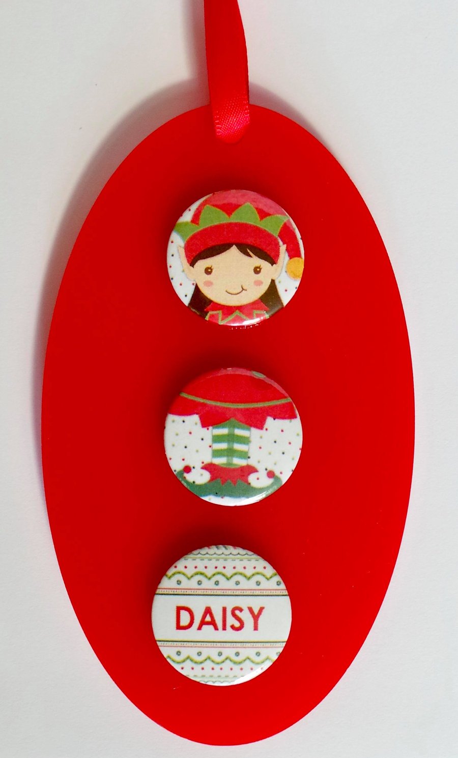 Personalised Christmas decoration, Elf decoration, Elves decoration, Acrylic