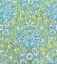 RARE LIme Green Yellow DAISY CHAIN by Pat Albect 70s 60s Jonelle Vintage Fabric