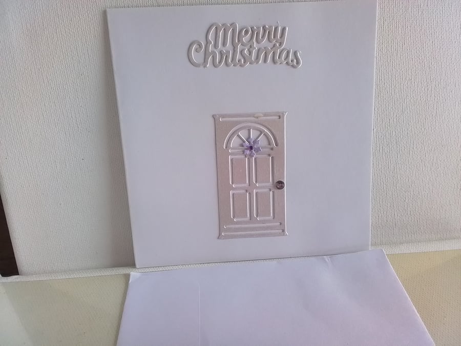Christmas card. Handmade Christmas card. 966