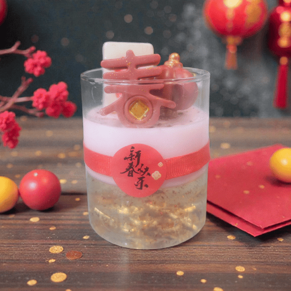 Lunar New Year "Xin Chun Kuai Le" Themed Candle