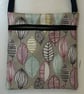 Crossbody oilcloth peg bag