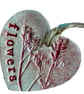 Vintage Style Blank Greetings Card with Ceramic Heart Keepsake - Image 7