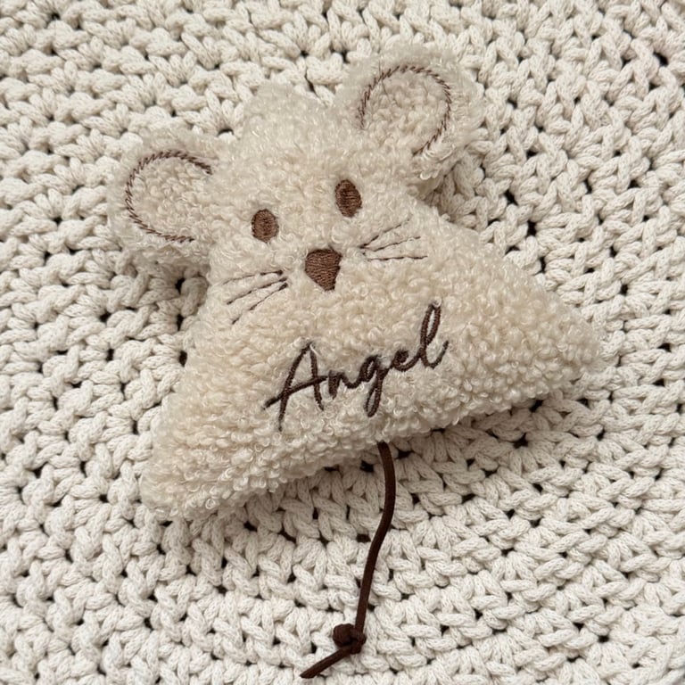 Personalised Mouse Cat Toy, Custom Mouse Cat Plush, Catnip Kitten Gift, Catnip