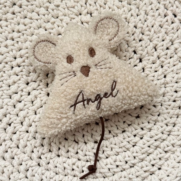 Personalised Mouse Cat Toy, Custom Mouse Cat Plush, Catnip Kitten Gift, Catnip