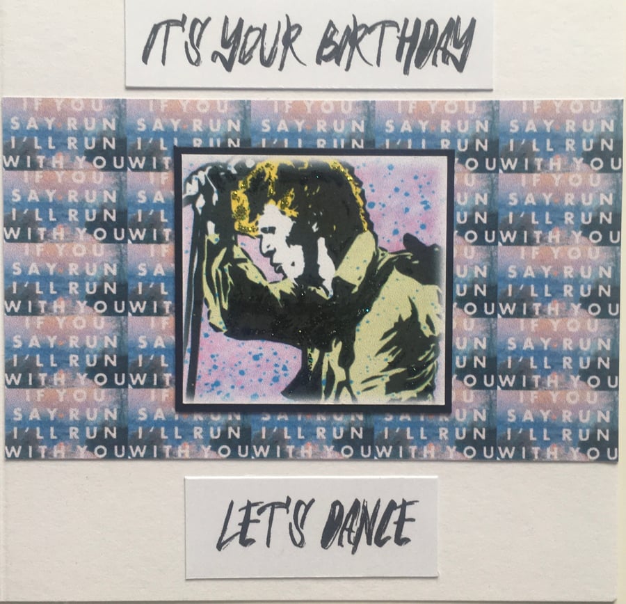 It’s your birthday card - for David Bowie fan