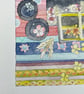 Embroidery shop original watercolour painting  - Image 5
