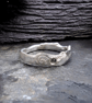 Recycled Sterling Silver Smokey Quartz Landscape Ring