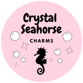 Crystal Seahorse Charms