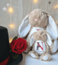 Personalised Jack 'Rabbit' Valentine Plush Hare (Small or Large) - Image 1