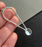 Sterling silver SINGLE statement earring. Spoon earring  - Image 2