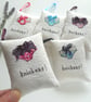 freehand embroidered lavender bag sachet hanging decoration  - Image 10
