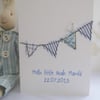 personalised new baby or christening card boy or girl