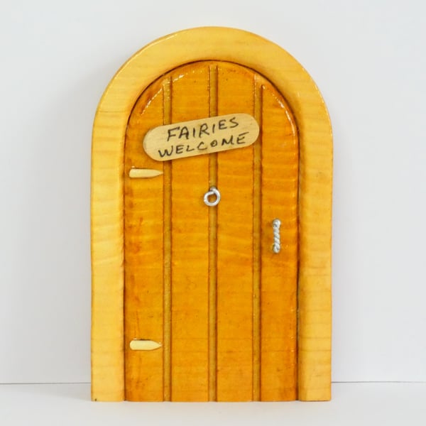 Miniature Freestanding Wooden Fairy Door