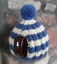 Small Tea Cosy for 2 Cup Tea Pot, Cornish Style, Hand Knitted - Image 3